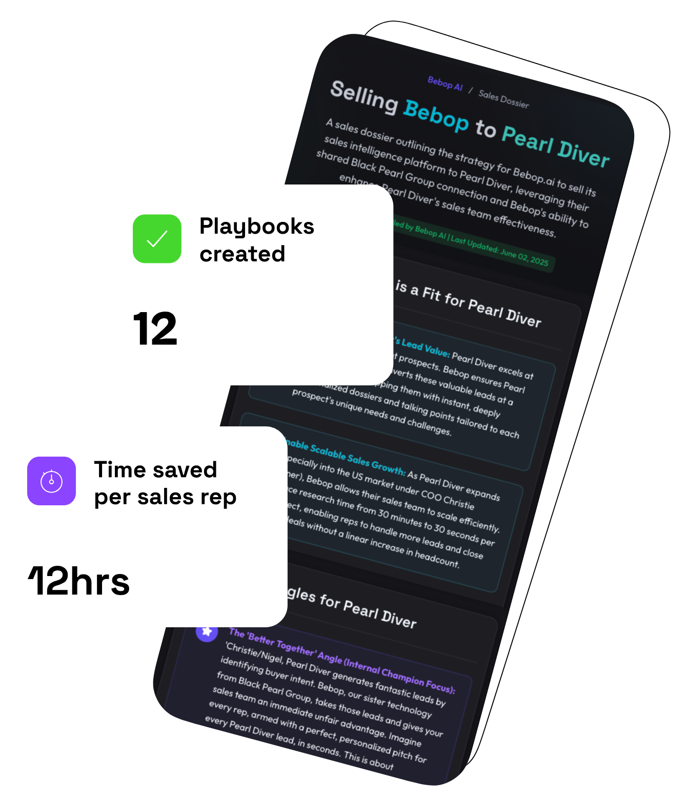 Bebop AI Lead Intelligence Interface